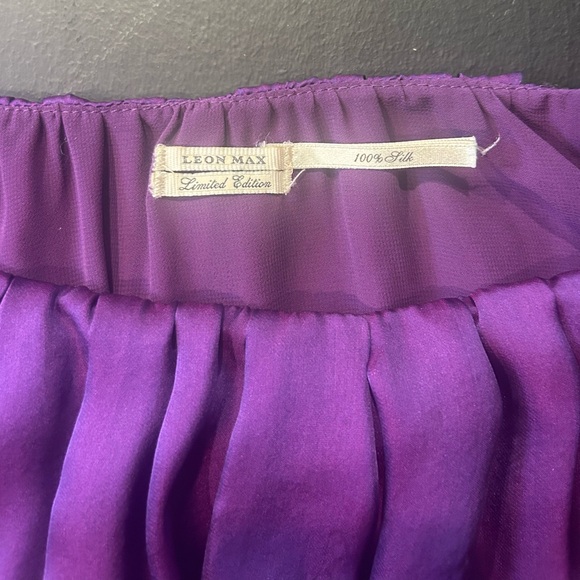 Leon Max Limited Edition 100% Silk, Long Sleeves, Size Large - Picture 5 of 10